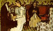 Paul Cezanne Girl at the Piano Spain oil painting reproduction